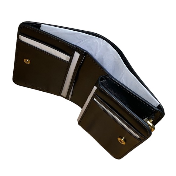 Marc Jacobs Black Multi Logo Compact Wallet - Picture 9 of 10